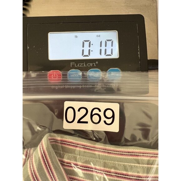 LRL Lauren Ralph Lauren Mens Long Sleeve Button Down Shirt Gray Striped 16 32/33 - Picture 10 of 10